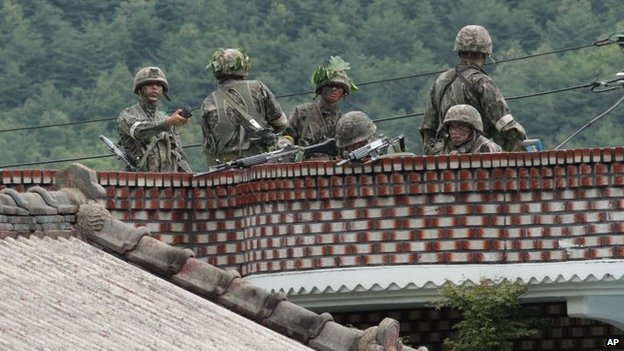 South Korea's conscription system requires all healthy males to serve in the military for two years